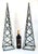 Christopher Spitzmiller, Inc Obelisk Topiary Trellis Pair - Large For Sale - Image 4 of 9