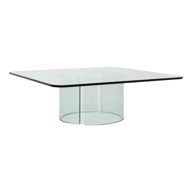 Italian Modern Glass Coffee Table by Gallotti & Radice, 1970s For Sale