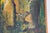 Wood Vintage Moody Abstract Still Life Painting of Bottles For Sale - Image 7 of 10