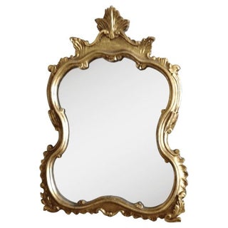 Vintage Gold Mirror For Sale