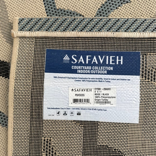 2020s 7ft 10in × 10ft 9in Safavieh Courtyard Collection Area Rug For Sale - Image 5 of 12