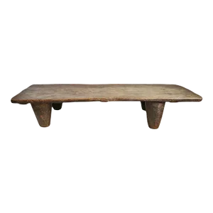 Early 20th Century Antique Naga Tribe Low Table