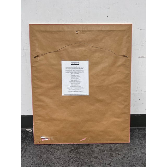 Circa 1965 Richard Merkin "Imaginary Portrait of Michael Frimkiss" Original Mixed Media Art Work, Framed For Sale - Image 11 of 12