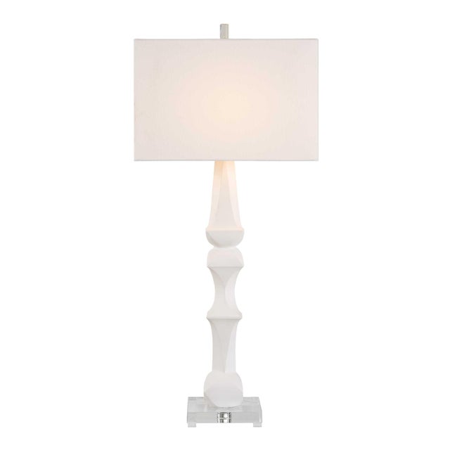 2020s Mayme White Table Lamp For Sale - Image 5 of 9
