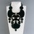 Contemporary Missoni Italy Important Acrylic Lucite Geometric Bib Necklace For Sale - Image 3 of 11