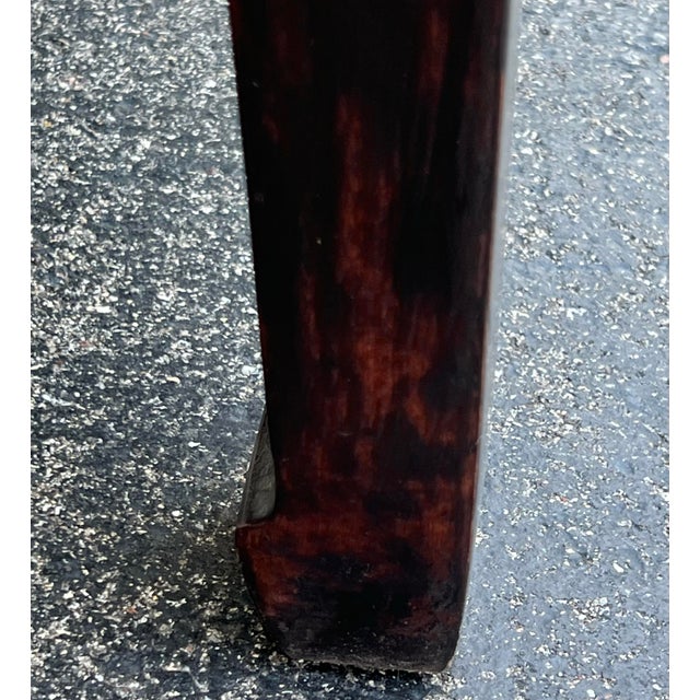 Vintage Asian Black Coffee Table With Drawers For Sale - Image 9 of 12