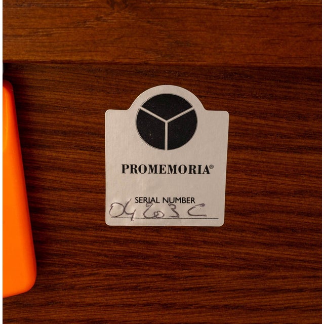 Promemoria Cream Leather Covered Writing Desk For Sale - Image 9 of 9