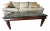 Mid Century Modern Marble & Cherrywood Coffee Table - Model 3162 For Sale