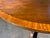 Brown 1920s English Regency Style Tripple Pedestal Dining Table For Sale - Image 8 of 11