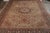 Hand knotted in wool originating circa 1950-1960, this 11x15 vintage Persian rug connotes a mid-century Tabriz rug style...