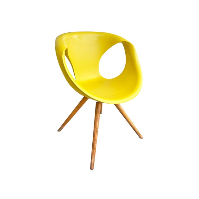 An "Up" chair designed by the German designer Martin Ballendat (born 1958) for Tonon. Made in Italy, this chair has a...