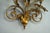 Large Floral Wall Lamps in Gilded and Lacquered Metal, 1960s, Set of 2 For Sale - Image 15 of 18