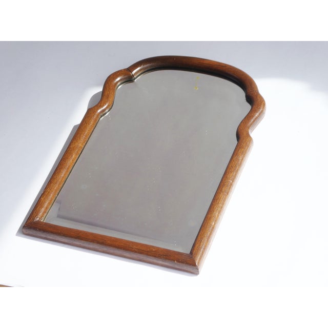 Brown Antique Dutch Scalloped Beveled Mirror For Sale - Image 8 of 11