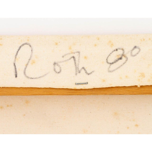 Yellow Jack Roth Rope Dancer Series Acrylic on Canvas For Sale - Image 8 of 10