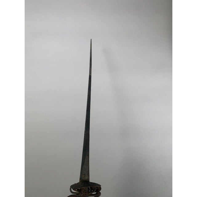 A French court sword with a multi-guard, made of iron, dating from the late 17th to early 18th century. This type of guard...