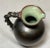 Antique 19th Century Bronze Glazed Terracotta Pottery Swirl Handle Mini Vase Jug For Sale - Image 9 of 9