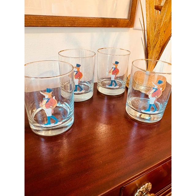 Vintage Snooty Fox Lowball Glasses, Set of 4 For Sale - Image 4 of 4