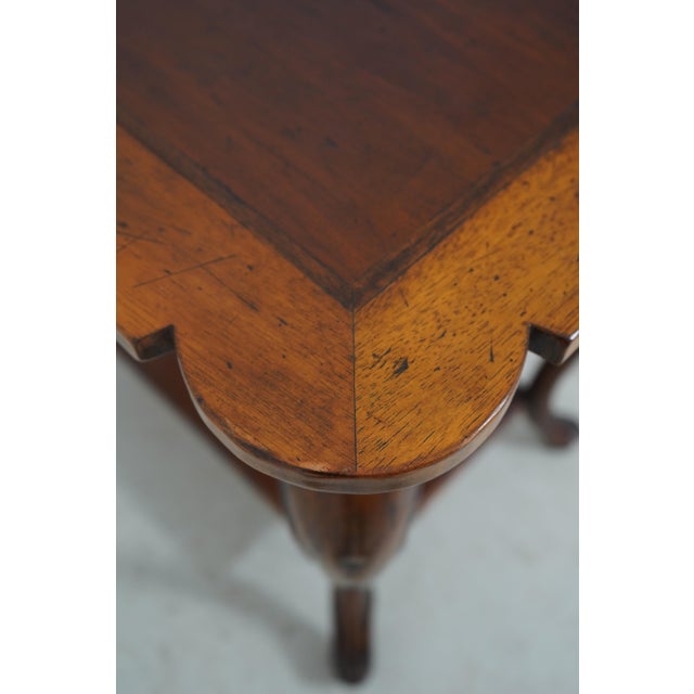 Henredon Mahogany French Provincial Side Table For Sale - Image 14 of 17