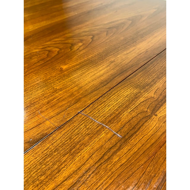 Henkel Harris Black Cherry Drop Leaf Harvest Table For Sale - Image 9 of 10