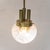 1960s Brass and Glass Pendant Lamp, 1960s For Sale - Image 5 of 10