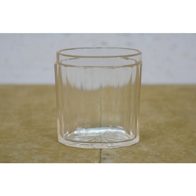 Silver Antique Gorham Sterling Silver Lidded Cut Glass Vanity Powder Dresser Jar 3" For Sale - Image 8 of 15