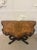 Antique Victorian Burr Walnut Card or Console Table with Carved Basket Base, 1850 For Sale - Image 15 of 16