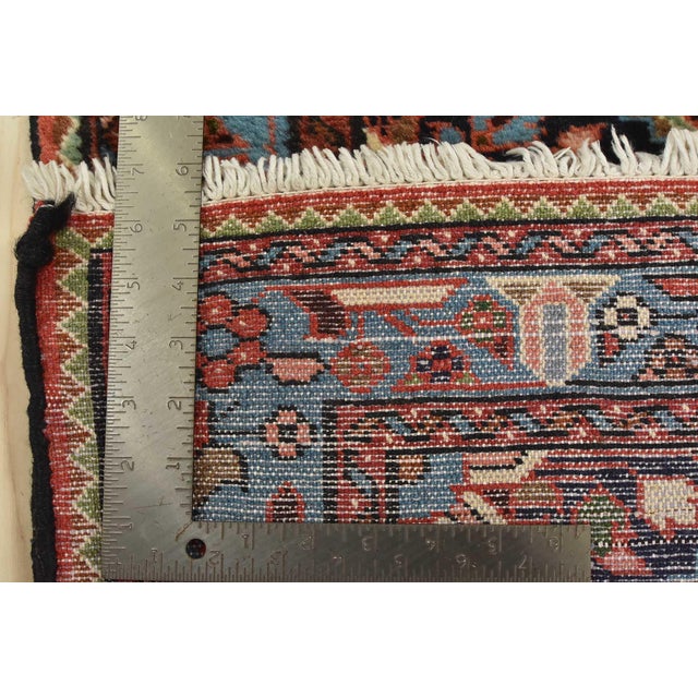 Roodbar Runner 2’6” X 12’8” Red Wool Vintage Traditional Hand-Knotted Rug For Sale - Image 13 of 13