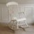 Vintage Windsor-Style White Rocking Chair For Sale - Image 10 of 15