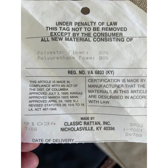 Classic Rattan Inc. Rattan Sofa & Lounge Chair, 2 Pieces Chairish