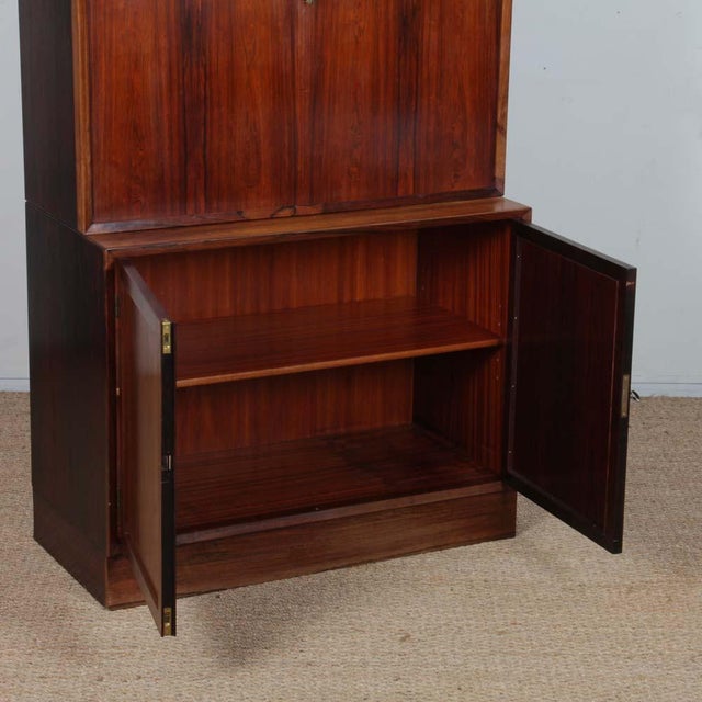 1960s Rosewood Secretary Desk from Lyby Mobler, 1960s For Sale - Image 5 of 7