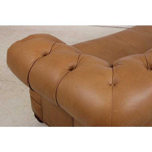 Maitland Smith Ra-324 Washington Leather Sofa For Sale - Image 13 of 18