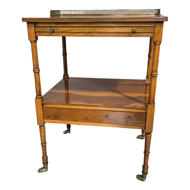 Regency Yew Wood Lamp Table, 1920s For Sale