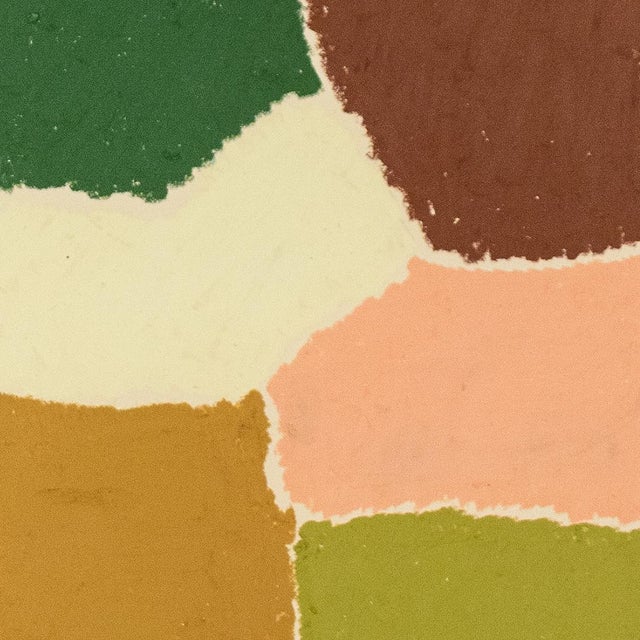 Green Abstract Oil Painting by French Artist Hortense Reynaud For Sale - Image 8 of 8