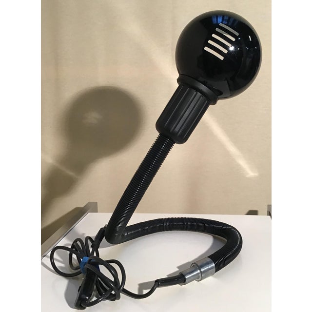 1960s Black Table Lamp by Isao Hosoe for Valenti Luce, 1968 For Sale - Image 5 of 7