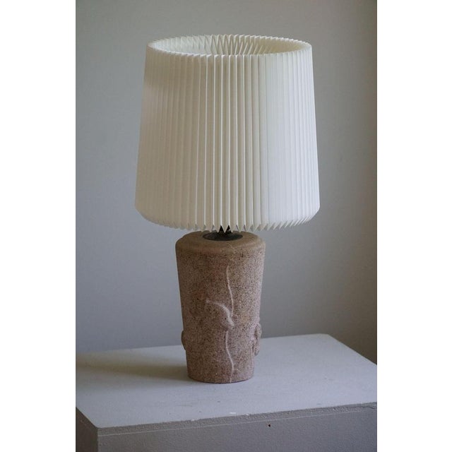Vintage French Modern Table Lamp in Stone with Elephant Motifs, 1970s For Sale - Image 10 of 16