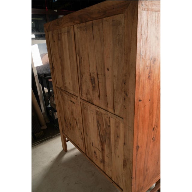 Late 20th Century Late 20th Century Large Chinese Carved Camphorwood Cabinet For Sale - Image 5 of 7