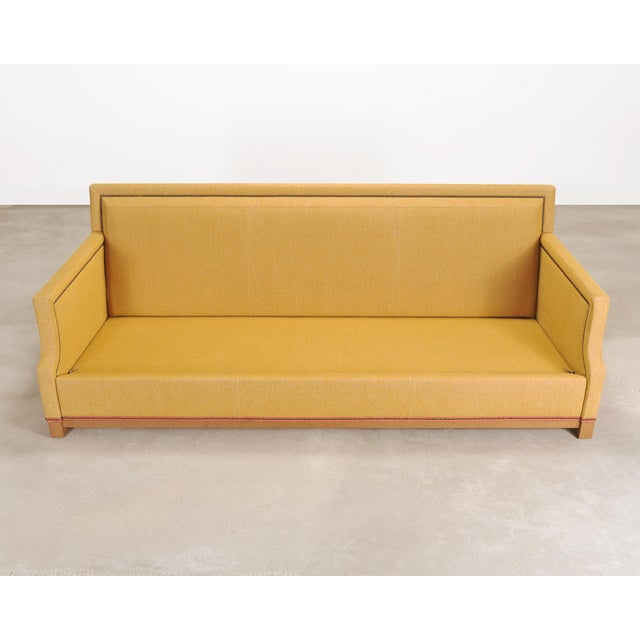 Holly Hunt for Studio H George v Sofa in Goldenrod Fabric For Sale - Image 13 of 18