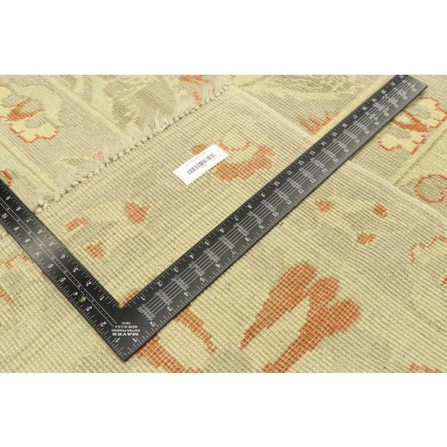 Early 21st Century Turkish Oushak Rug With Arts & Crafts Style Inspired by William Morris - 13'10 X 17'04 For Sale - Image 5 of 9
