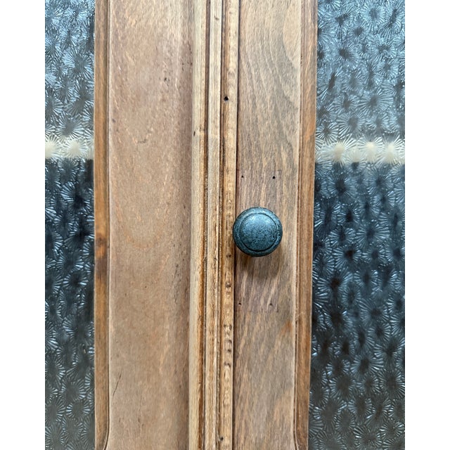 1950s Vintage Glass-Fronted Cabinet, 1950s For Sale - Image 5 of 9