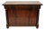 Villa Garnelo French Empire Style Crotch Mahogany 4 Drawer Commode Dresser Chest For Sale