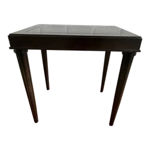 Hickory Chair Espresso Finish Walnut End Table