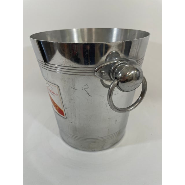 Vintage 1950s French GHMumm Cordon Rouge Champagne Ice Bucket For Sale - Image 6 of 16