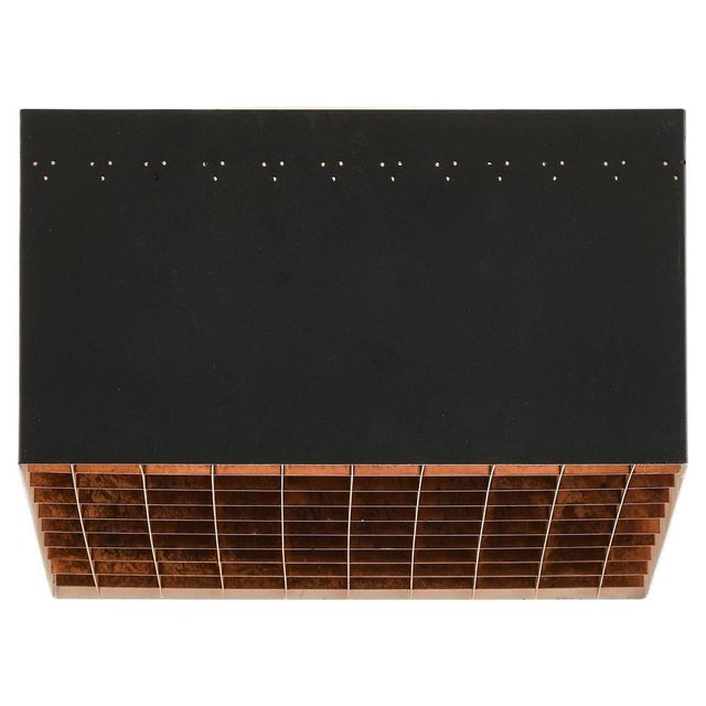 Flush Mount in Copper with Lacquer and Metal, 1960s For Sale - Image 10 of 10