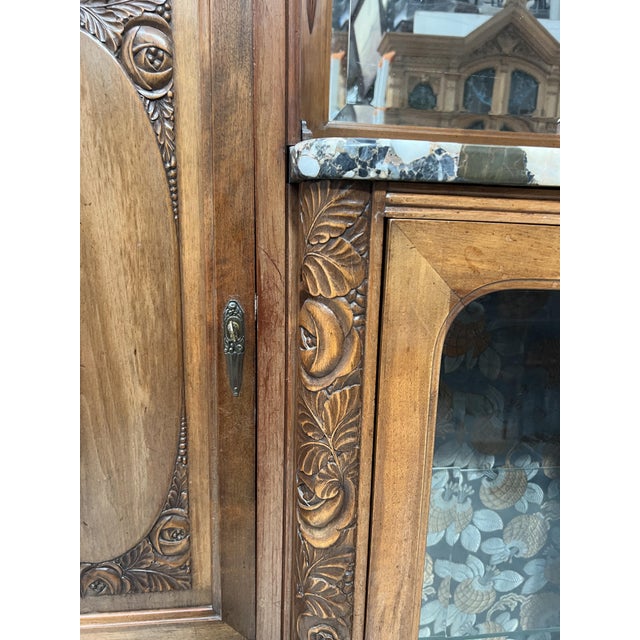 Art Deco Sideboard in Walnut, 1930s For Sale - Image 4 of 17