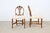 Wood Elegant Set of Six Hepplewhite-Style Carved Dining Chairs With Oval Backrests For Sale - Image 7 of 16