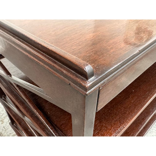 Rose Tarlow Pemberley Mahogany Bookstand For Sale - Image 9 of 12