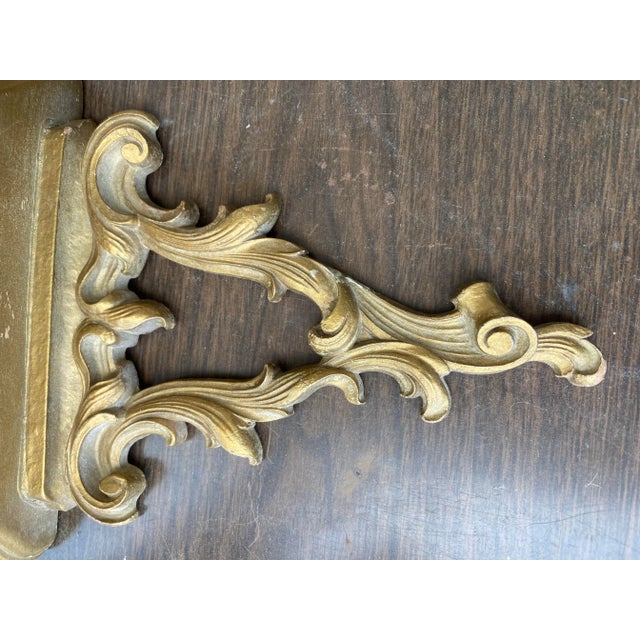 French 1960s Giltwood Shelves - a Pair For Sale - Image 3 of 6
