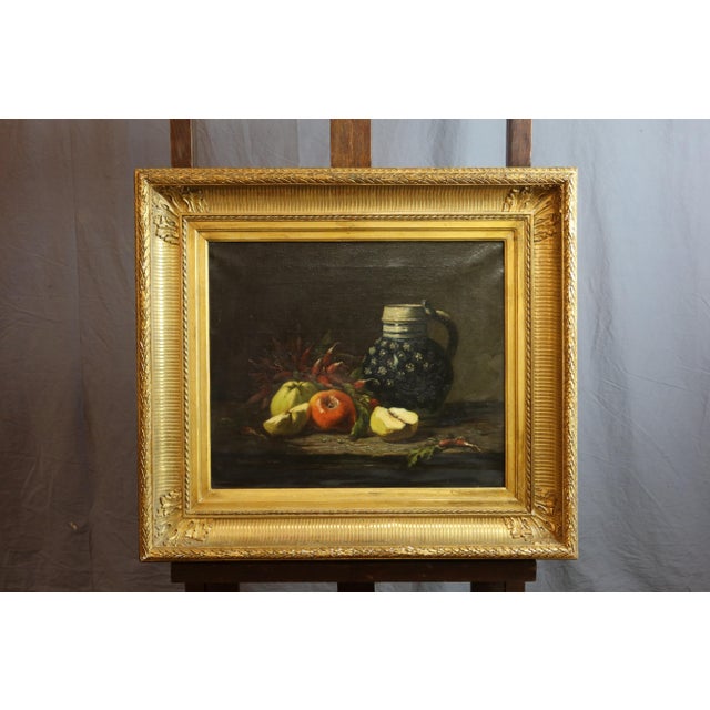 Eugène Claude, Still Life, 1800s, Oil on Canvas For Sale - Image 3 of 8