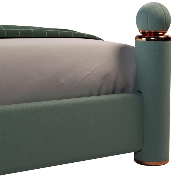 Pink Vitti Bed by Ottiu For Sale - Image 8 of 10
