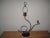 Brass Mid Century Brass Metal Two Original Shade Table Lamp For Sale - Image 8 of 12